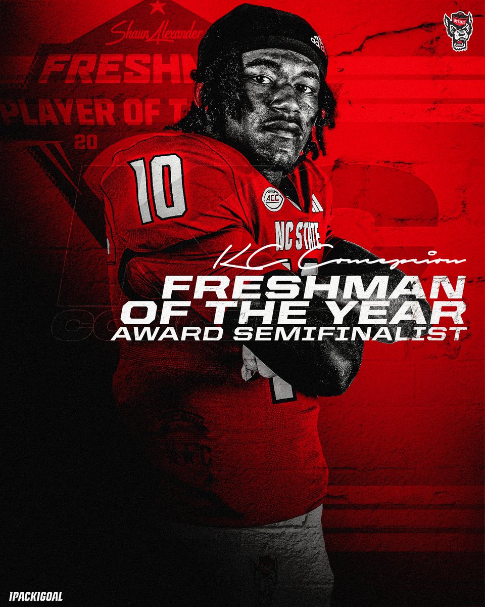 Recognized as one of the best!

KC Concepcion is a semifinalist for the Shaun Alexander Freshman Player of the Year award. 

#1Pack1Goal