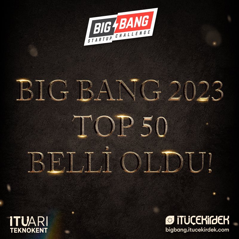 itucekirdek's tweet photo. Big Bang Startup Challenge’ın TOP 50 girişimi karşınızda! ⚡

Bu sene Cesurların Sahnesi’ne çıkacak olan girişimlerimizi yakından tanımak ve teknoloji odaklı çözümlerini dinlemek için 13 - 14 Aralık’ta Uniq İstanbul’da buluşalım. 😎

Bu yıl sadece fiziksel katılımla gerçekleşecek etkinlikte; geniş fuaye alanı, özel şovlar ve birbirinden özgün teknolojilere şahit olmaya davetlisiniz!

TOP 50 girişimimizi incelemek için hemen linke tıklayabilirsiniz. 👉🏻 https://t.co/KgzSwqDmbd

#İTÜÇekirdek #BigBangStartupChallenge