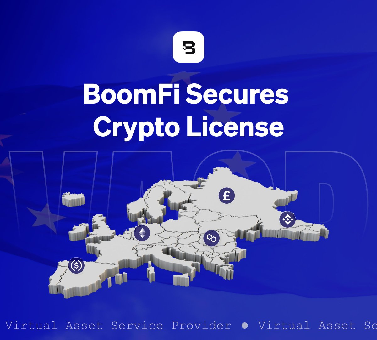 💥 We're thrilled to announce that we have secured registration as a Virtual Asset Service Provider (VASP) to service businesses in Europe. As a VASP, we will start facilitating exchange between virtual currencies and fiat currencies, which is crucial for further expansion of