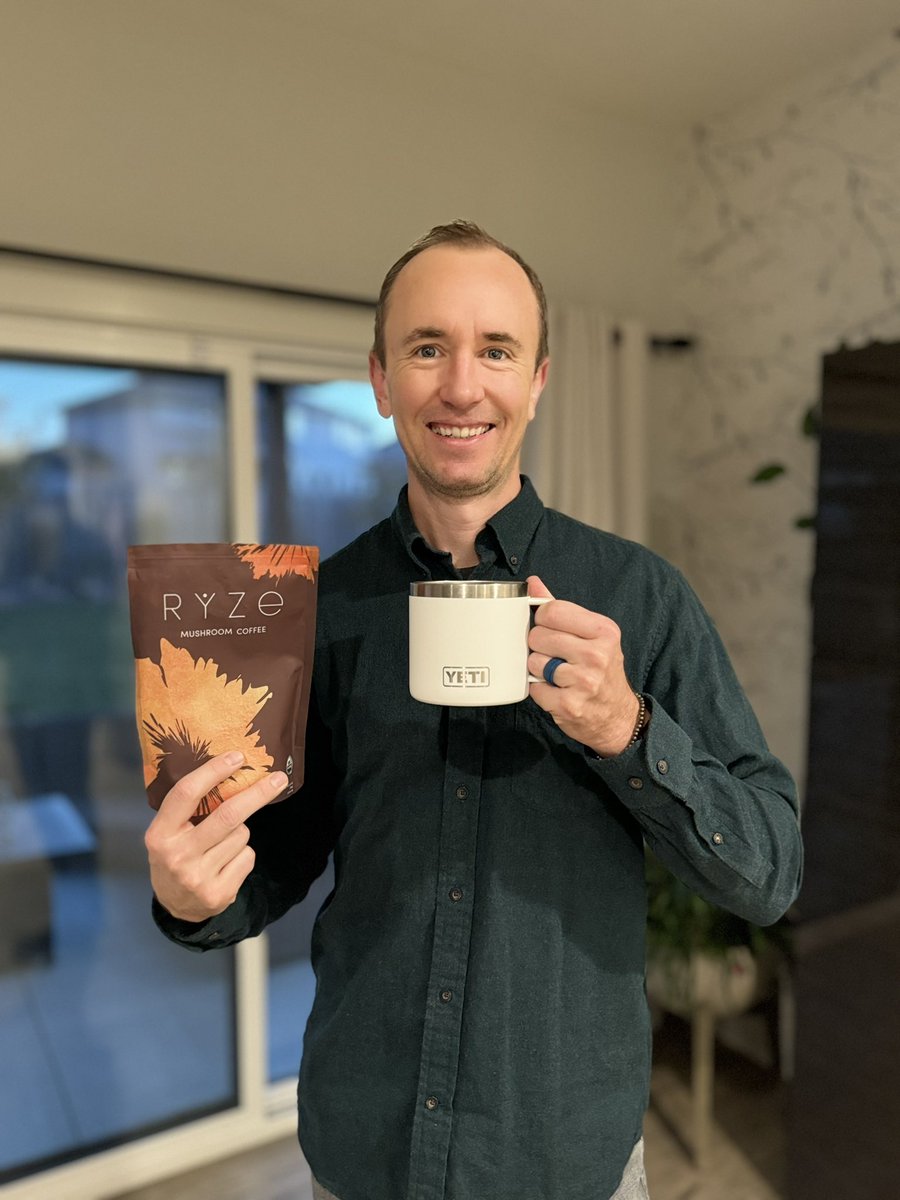 Love starting the day with my cup of <a href="/ryzesuperfoods/">RYZE | #1 Bestselling Mushroom Coffee</a> #mushroomcoffee 
Get Yours Here and Save 15%: shorturl.at/vBIS9 🍄🍄