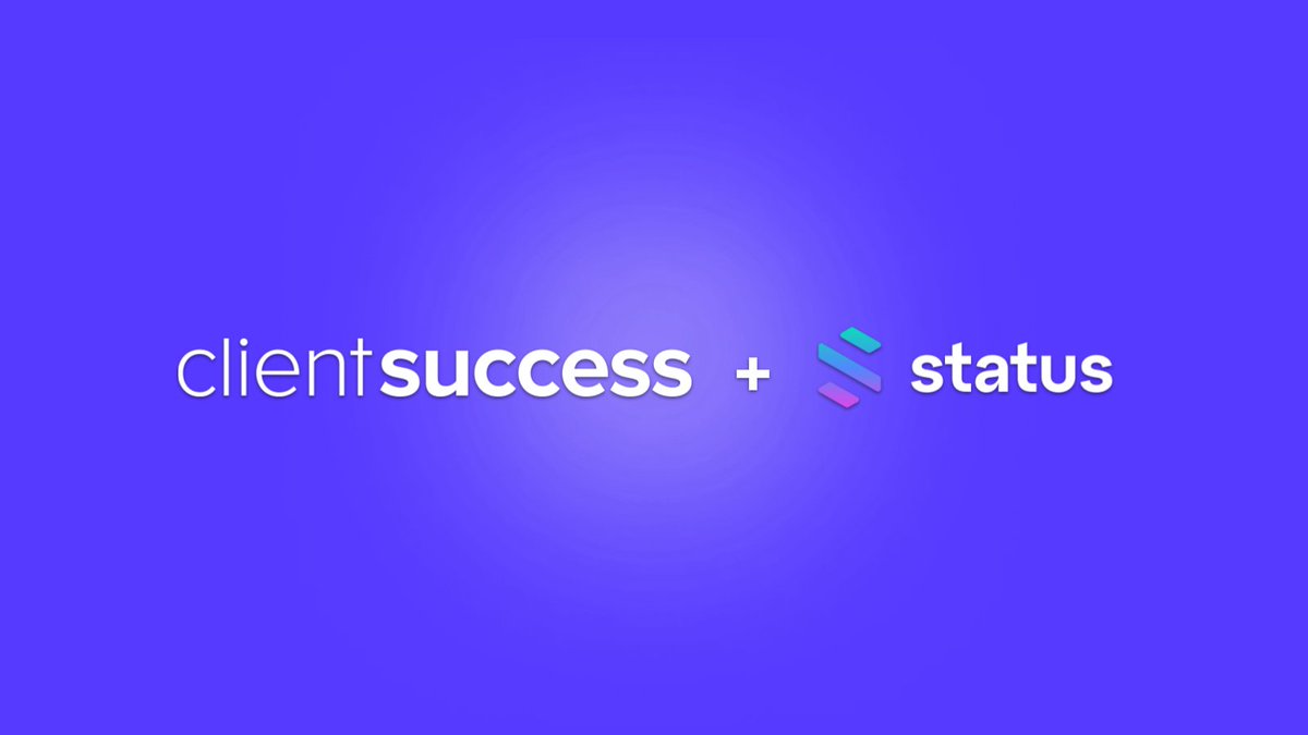 Today we're thrilled to announce our acquisition of <a href="/Status_cx/">Status</a> a leading customer onboarding and collaboration platform!

This strategic move brings customer portals and onboarding capabilities into the ClientSuccess suite.

Read more from our blog here: 
hubs.la/Q027n0Dz0