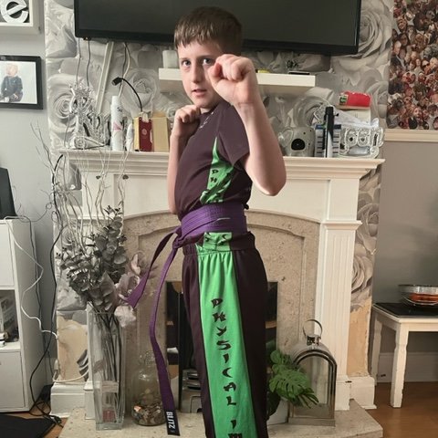 bingleygrammar's tweet photo. Congratulations to Tyler who has been working towards achieving his purple belt for 12 month - he’s finally achieved it! Well Done! #LORIC #bringleygrammar #achievement #rewards https://t.co/PqhS28ktcF