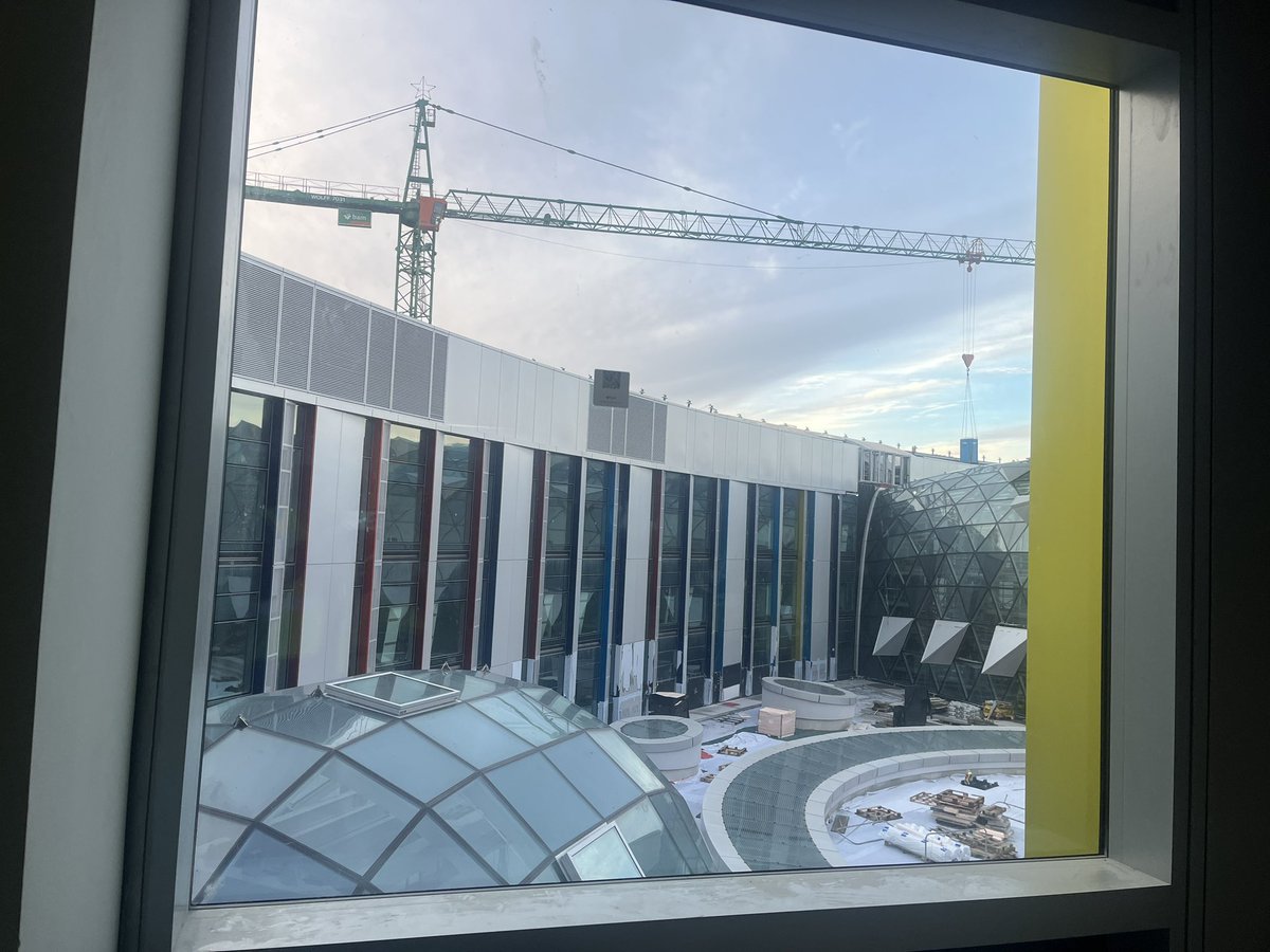 AnneMarieCasey1's tweet photo. A room with a view for children and families #newchildrenshospital @CHI_Ireland Imagining what it will be like for children here, with play areas on and off the ward, gardens, parent areas, and the many ways this hospital aims to improve patient experiences #PaediatricHospital https://t.co/gAce4lOVwU