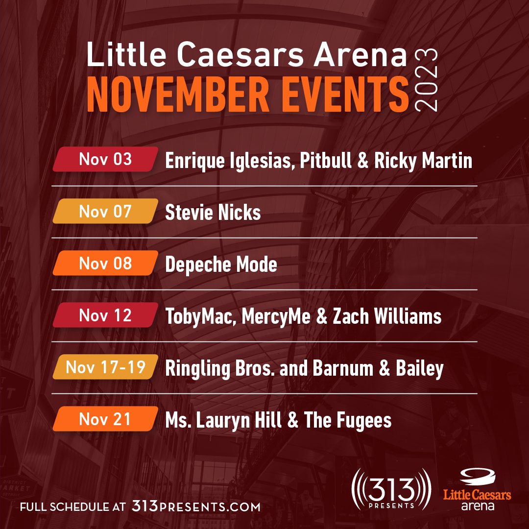 Official Little Caesars Arena Tickets & Venue Information