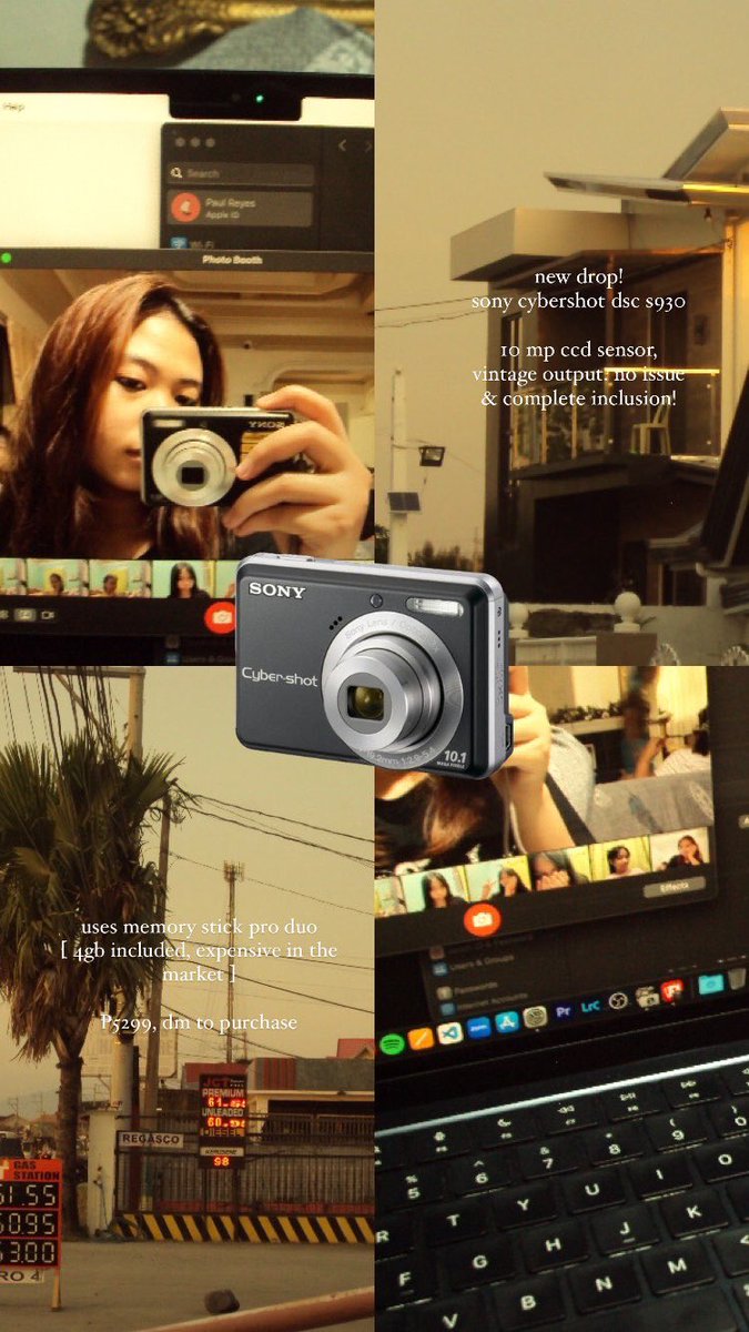 4k1shi's tweet photo. wts lfb digicam ph digital camera wtb lfs lf sony cybershot 

sony cybershot dsc s930
> 10 mp ccd sensor
> 10/10 cosmetics, no functional issue
> vintage vibes
> complete inclusions, ready to use! 

₱5299 free sf! 
reply/dm to purchase 🌟 https://t.co/GxwhvPPoD5