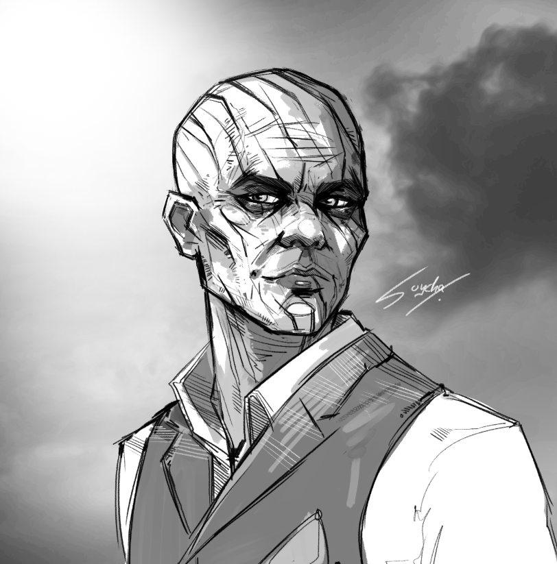 Soycha_Art's tweet image. little post halloween ghastly sketch
#skulduggerypleasant