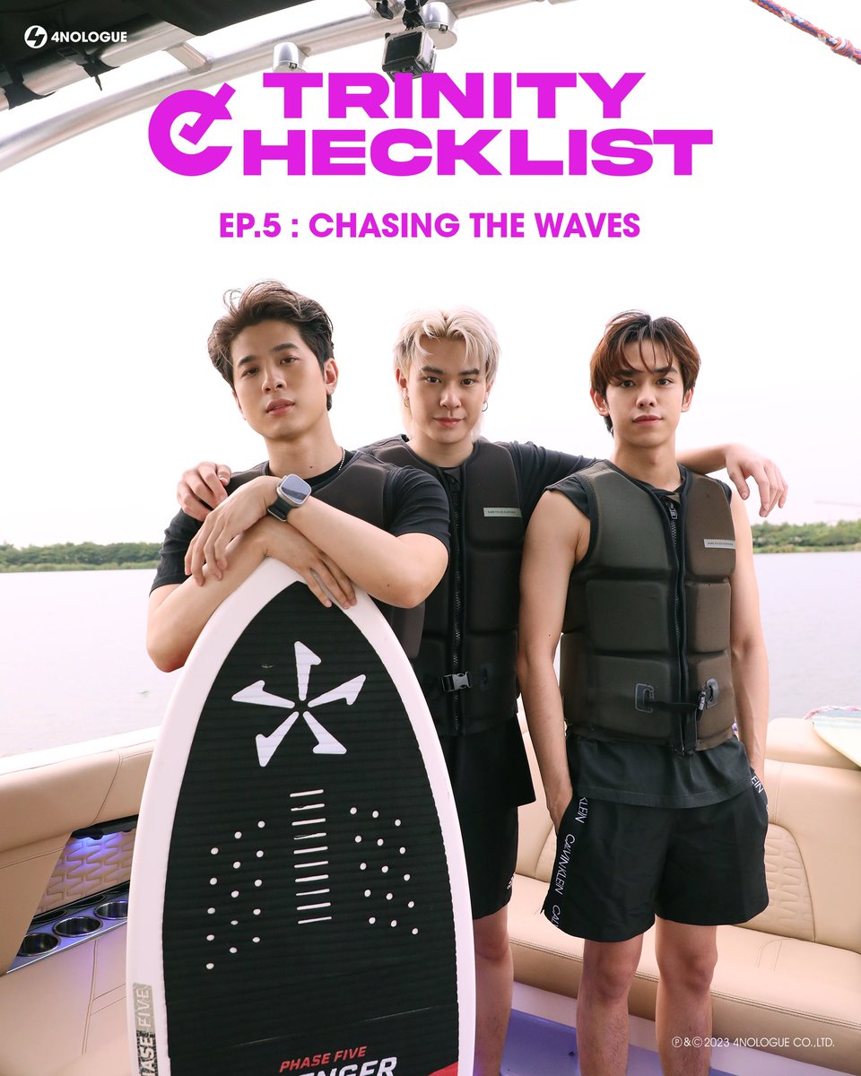SPORTSMAN RIGHT HEREEE ! 
พวกเรามาลุย ‘EXTREME SPORT CHECKLIST’ ตามรีเควสจากทุกคนแล้วครับ  😆
.
SPORTSMAN RIGHT HEREEE ! 
We’re going to play the ‘EXTREME SPORT CHECKLIST’ as your request now! 😆

#TRINITYCHECKLIST_EP5
#TRINITYCHECKLIST
#TRINITY_TNT
#4NOLOGUE