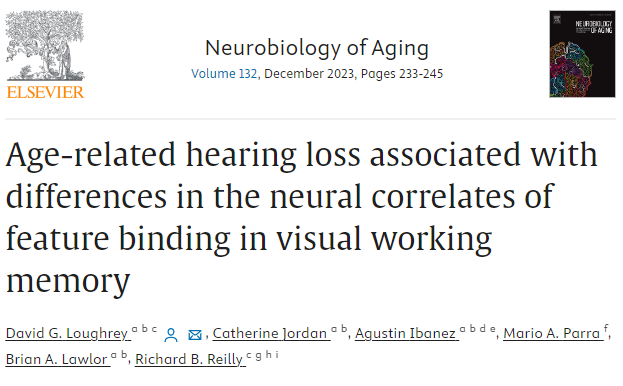 'It is a priority to specify causal pathways through which age-related hearing loss & dementia may be linked & provide measures for optimizing rehabilitative therapies' See recent research by @David_Loughrey1 & @GBHI_Fellows @tcddublin @UniStrathNews 👇 bit.ly/3Mrq05z