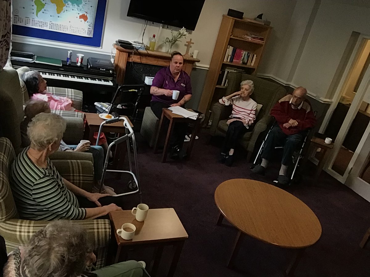 MillfieldCare's tweet photo. Todays chatter box club residents love discussing various upcoming events @Steve_Vessey @AnchorLaterLife #itsgoodtochat https://t.co/9kU646Gjna