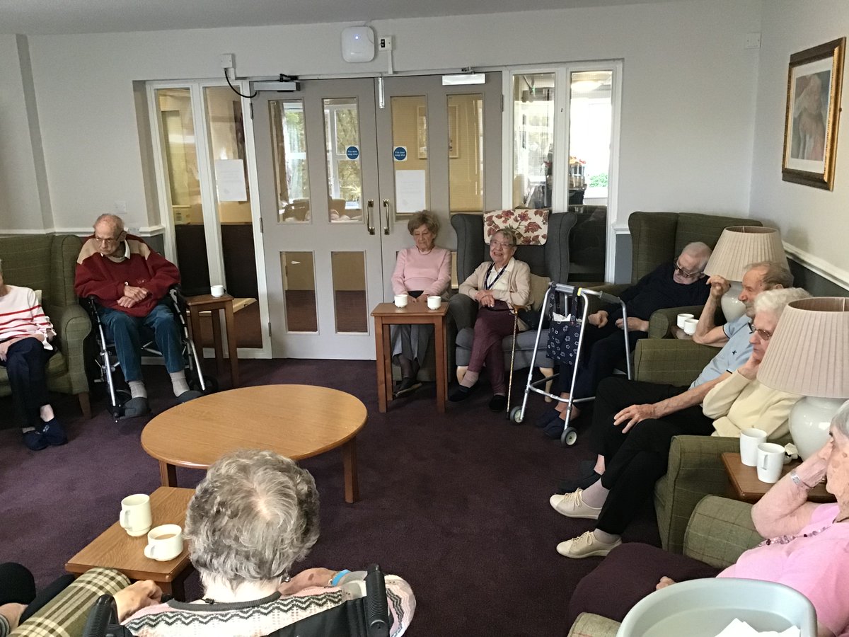 MillfieldCare's tweet photo. Todays chatter box club residents love discussing various upcoming events @Steve_Vessey @AnchorLaterLife #itsgoodtochat https://t.co/9kU646Gjna
