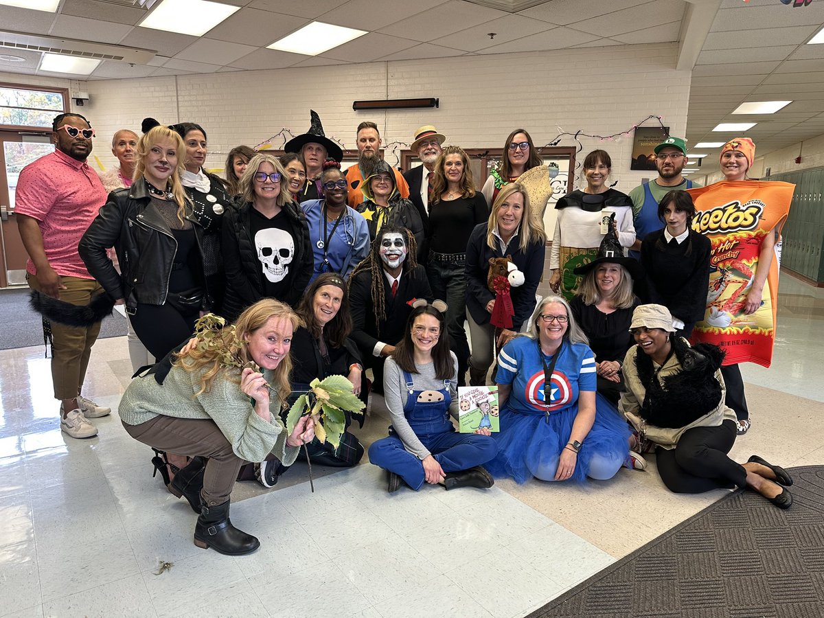 Cedar Lane Staff definitely ROCKED Halloween!!