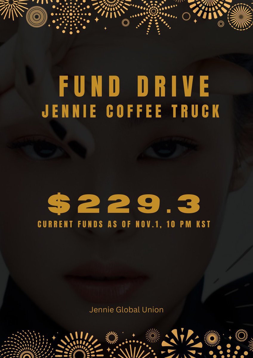 ✨#JENNIE ‘Apartment 404’ COFFEE TRUCK SUPPORT 🚚 💵Current: $229.3 🎯Goal: 1.4K USD Thank you to everyone who has contributed, and please continue sharing our post! Let's bring a smile to her face once again😊 🇵🇭 Donation details paypal.me/onlyforjennieph Gcash: 09264107096