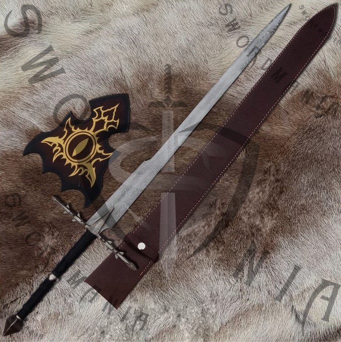 SwordmaniaCom's tweet image. LOTR Ringwraith Sword of Nazgul with Wall Plaque and Scabbard

swordmania.com/product/lotr-f…

#swordmania #sword #ringwraith #WitchKing #narsil #lotr #lordoftherings #brokennarsil #shredofnarsil #anduril #aragorn #tolkien #sword #gondor #fumo #frodosting #frodobaggins #LordOfTheRings