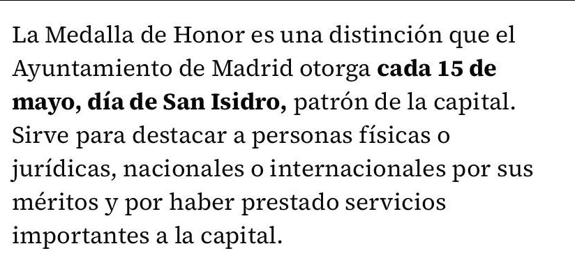 Por si la iniciativa de <a href="/MADRID/">Ayuntamiento Madrid</a> de entregar una medalla de honor a Israel en pleno genocidio no era lo suficientemente psicópata, simplemente recordaros que se entregará en el Día de la Nakba, en el 76º aniversario de la limpieza étnica de Palestina.