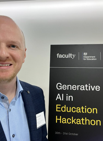 Thank you to @educationgovuk for teachmateai.com's opportunity to participate in the AI in Education Hackathon hosted by @faculty_ai Ian, our CTO, throughly enjoyed the enthusiastic discussions on reducing teacher workload with gen AI - and how to do this responsibly.