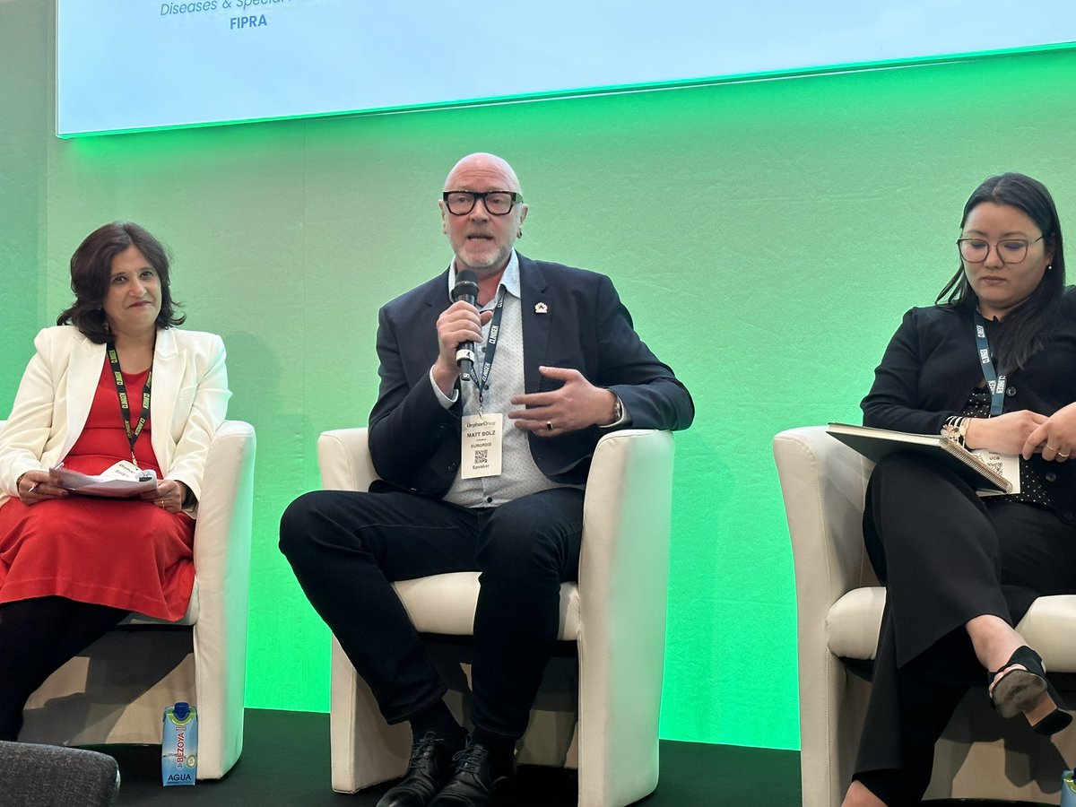 “The European Reference Networks are now an established infrastructure allowing patients to access diagnosis and treatments,” says <a href="/mattbolzjohn/">matt johnson</a>, our ERN &amp; Healthcare Advisor, at #WODC.

“We must now ensure ERNs are part of the rare disease ecosystem to also advance research.”