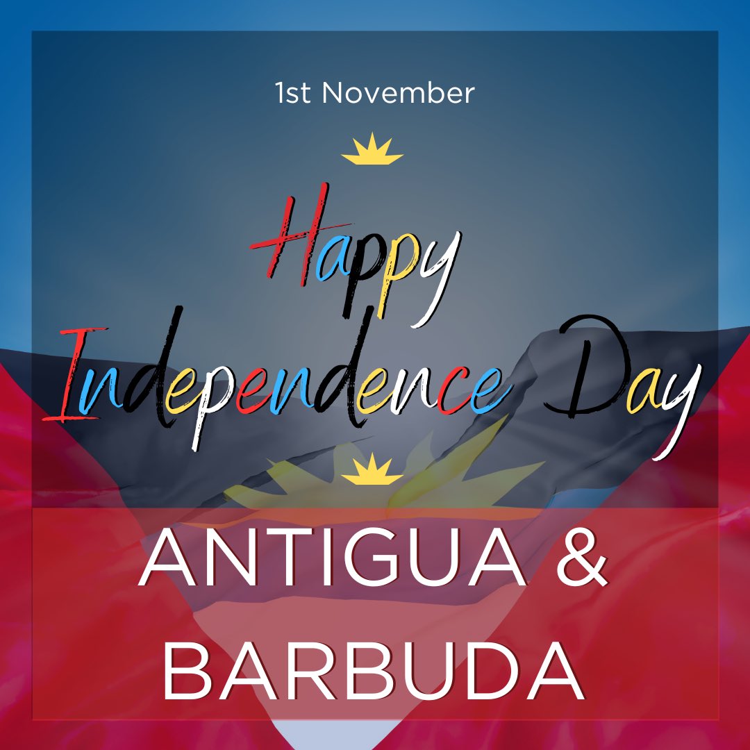 🎆Happy Independence Day 🇦🇬Antigua &amp; Barbuda!

🇬🇧 is committed to supporting 🇦🇬 in its sustainable development, such as thru funding the Sustainable Energy &amp; Energy Efficiency Programme, which replaced 21,000 HPS💡w/ LED💡.

Wishing Antiguans all over 🌎 a Happy Independence Day
