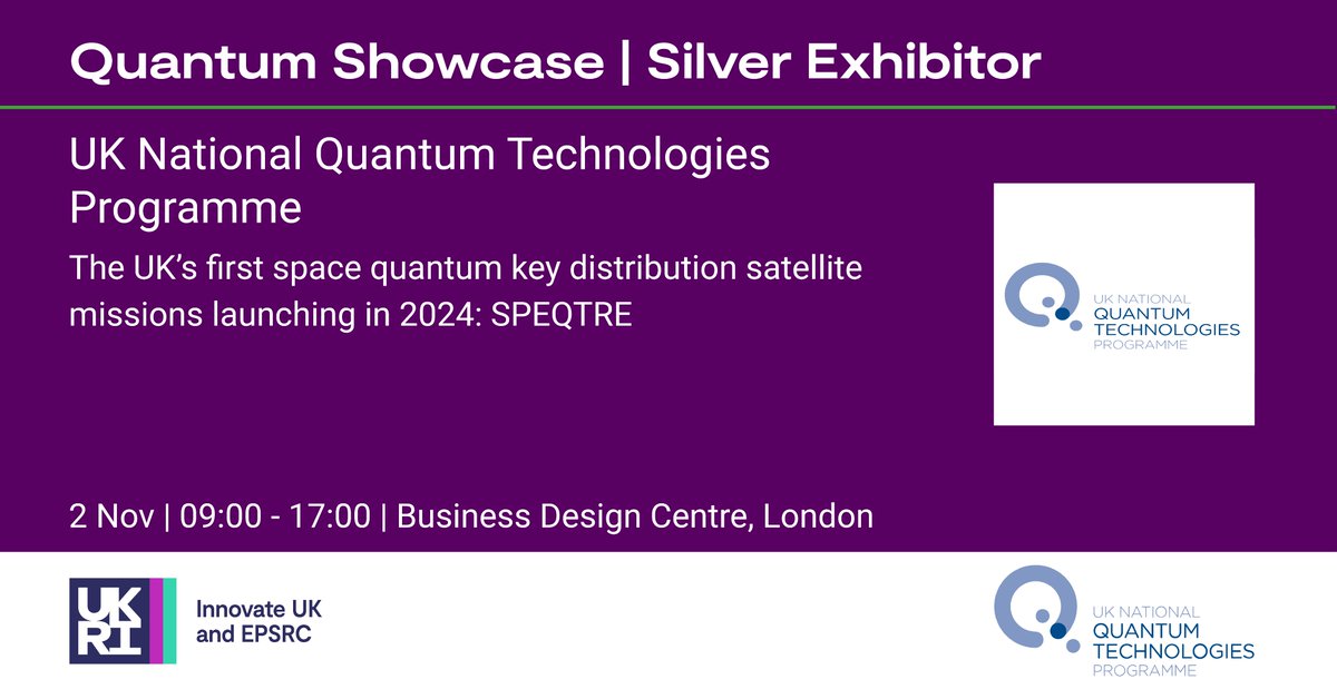 We're pleased to announce that #QuantumShowcase23 partner #UKNQTP will be exhibiting at the showcase tomorrow! You can find them as part of the <a href="/UKRI_News/">UK Research and Innovation</a> stand on the Village Green (VG on the floor plan)

Last chance to register: bit.ly/45DZvAF