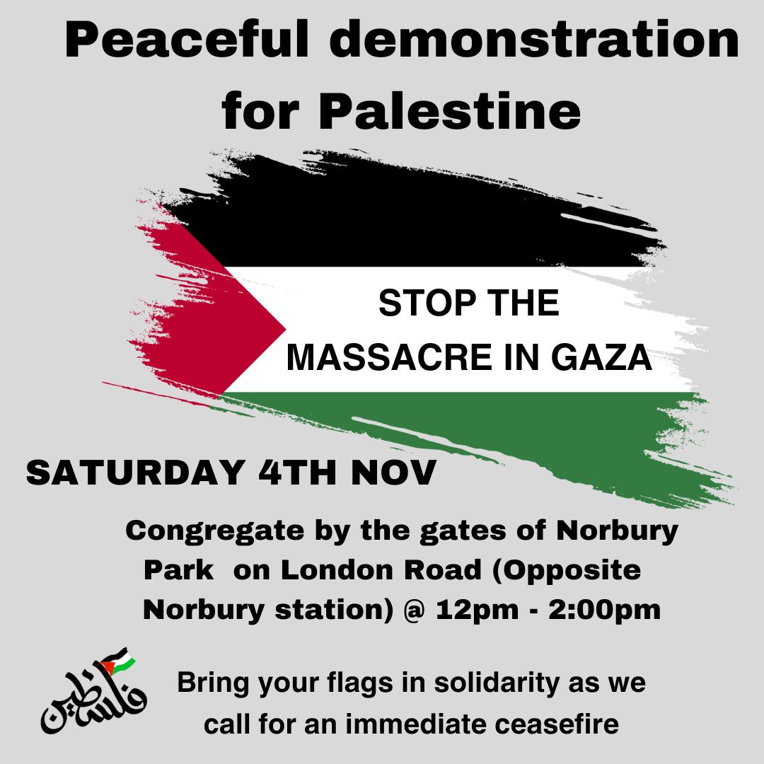 #norbury #merton #croydon #Streatham #FreePalestine #StopBombingGaza #Solidarity