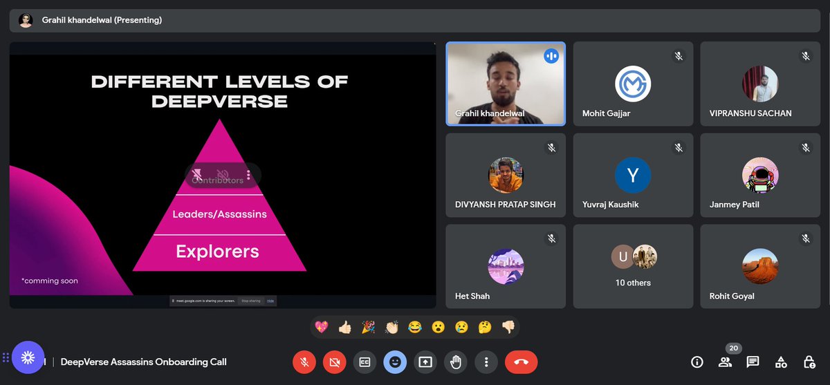 Rohit_goyal2002's tweet photo. 🚀 Just had our very first Onboarding Call for the DeepVerse Assassin program! 💼🔪 Exciting times ahead!
#AssassinsUnleashed 💥😎 #DeepVerse #OnboardingCall https://t.co/lvTvrngBit