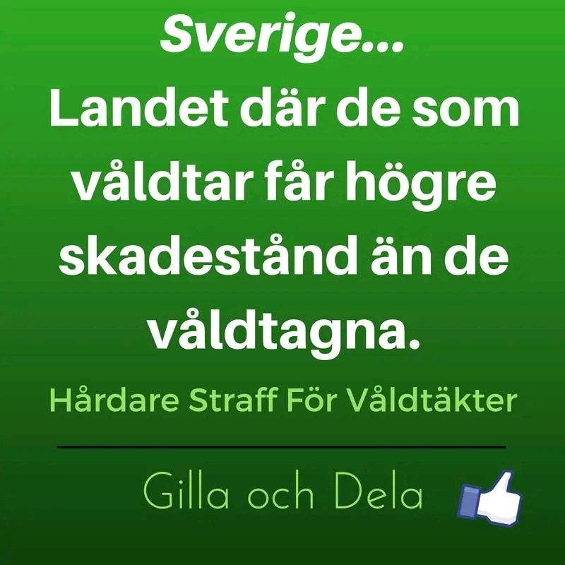 DonMart67439221's tweet photo. @samhallsnytt Sverige måste ju vara våldtäktsmännens paradis,helt sjukt, hur många våldtäkter och sexualbrott har nu #AnnieLööf, #Dadgostar #Stenevi #MagdalenaAndersson #pascalidou #strandhäll å andra suggor på sina samveten?💩
#Centerpartiet #vänsterpartiet #miljöpartiet #socialdemokraterna https://t.co/2I48v3kUBX