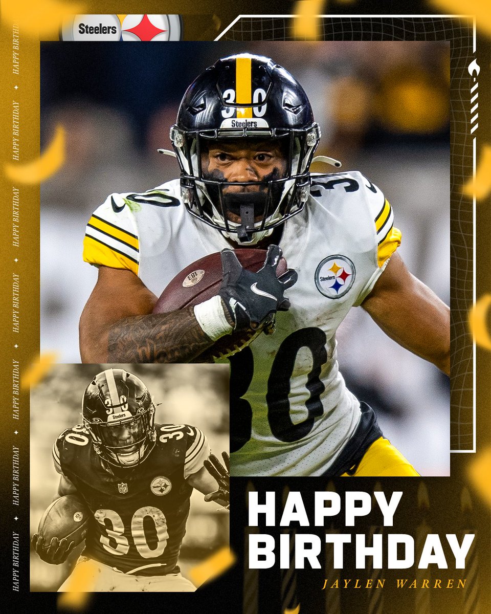 steelers's tweet photo. Happy Birthday @Nunless2! 🥳 https://t.co/qKu9N80WcW