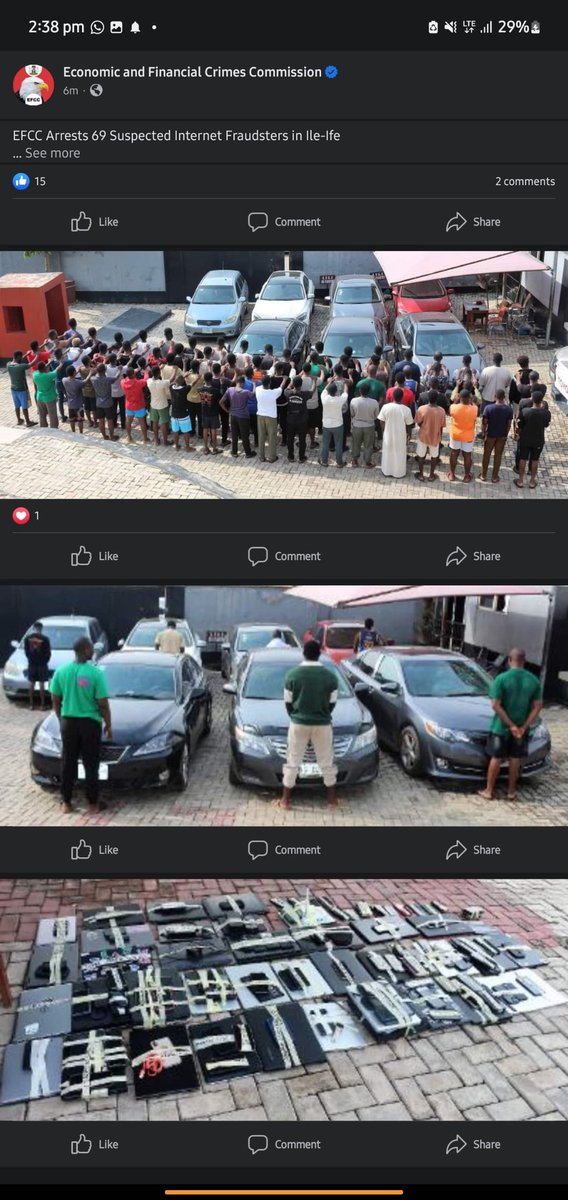 _Dr_Bush_'s tweet photo. These people are really moving faster..
190 fvcking phones have been collected!

Personally, I have a junior colleague who  who sells phones.. 

@officialEFCC , you are the real criminals! https://t.co/nybjwkirKQ
