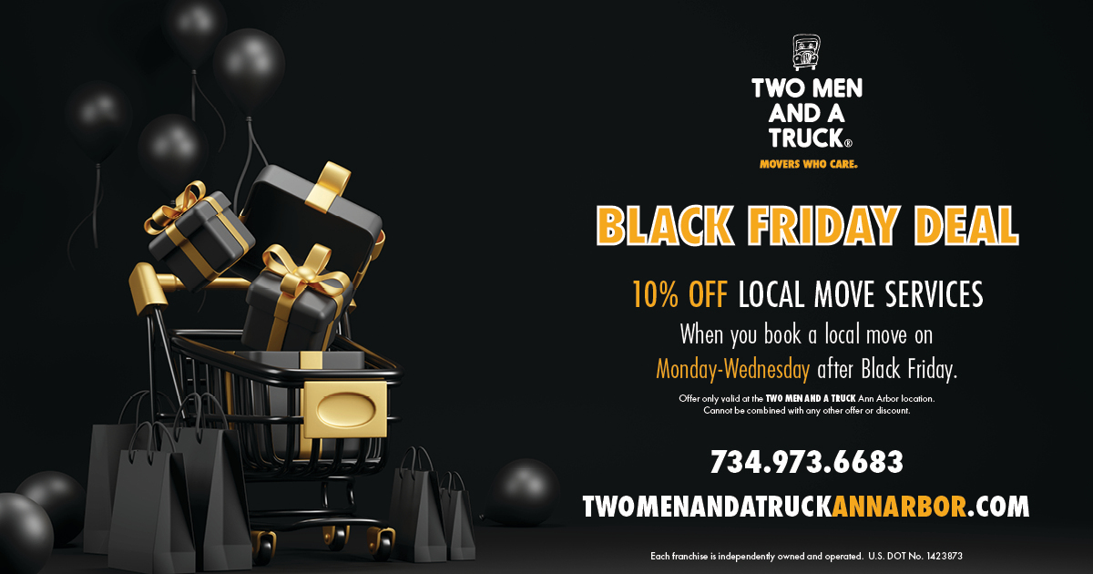 TwoMenBoston's tweet image. BLACK FRIDAY MOVING SERVICE DEAL!!! 📞 now and book your moving service. The dates of service must take place between 11/27/23 and 11/29/23 to receive 10% off. We can flip your mattress, rearrange your furniture, haul old appliances or exercise equipment out of the house or...