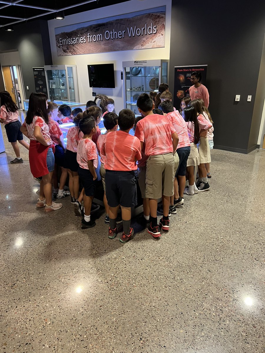 Chandler Traditional Academy- Liberty (@ctaliberty) on Twitter photo Last week, our fifth graders headed to <a href="/ASU/">Arizona State University</a> to visit the School of Earth and Space Exploration. They learned all about experiences and careers studying Earth, the Solar System, and galaxies beyond.
#libertyeagles #arizonastatesese #WeAreChandlerUnified Last week, our fifth graders headed to <a href="/ASU/">Arizona State University</a> to visit the School of Earth and Space Exploration. They learned all about experiences and careers studying Earth, the Solar System, and galaxies beyond.
#libertyeagles #arizonastatesese #WeAreChandlerUnified