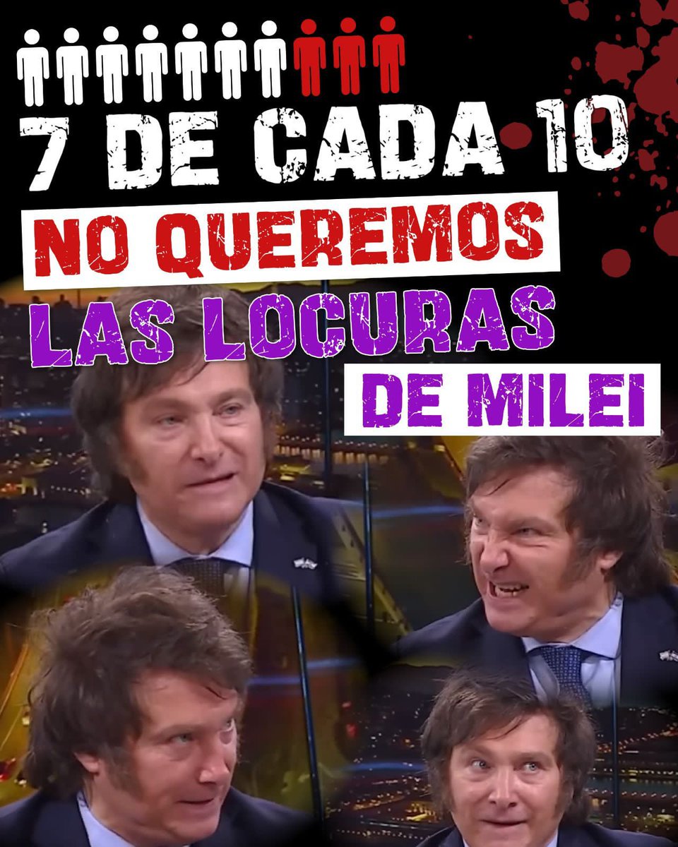 Che_Camilo's tweet photo. #7deCada10 decimos #ConMileiNO https://t.co/ksgHYIaz9z