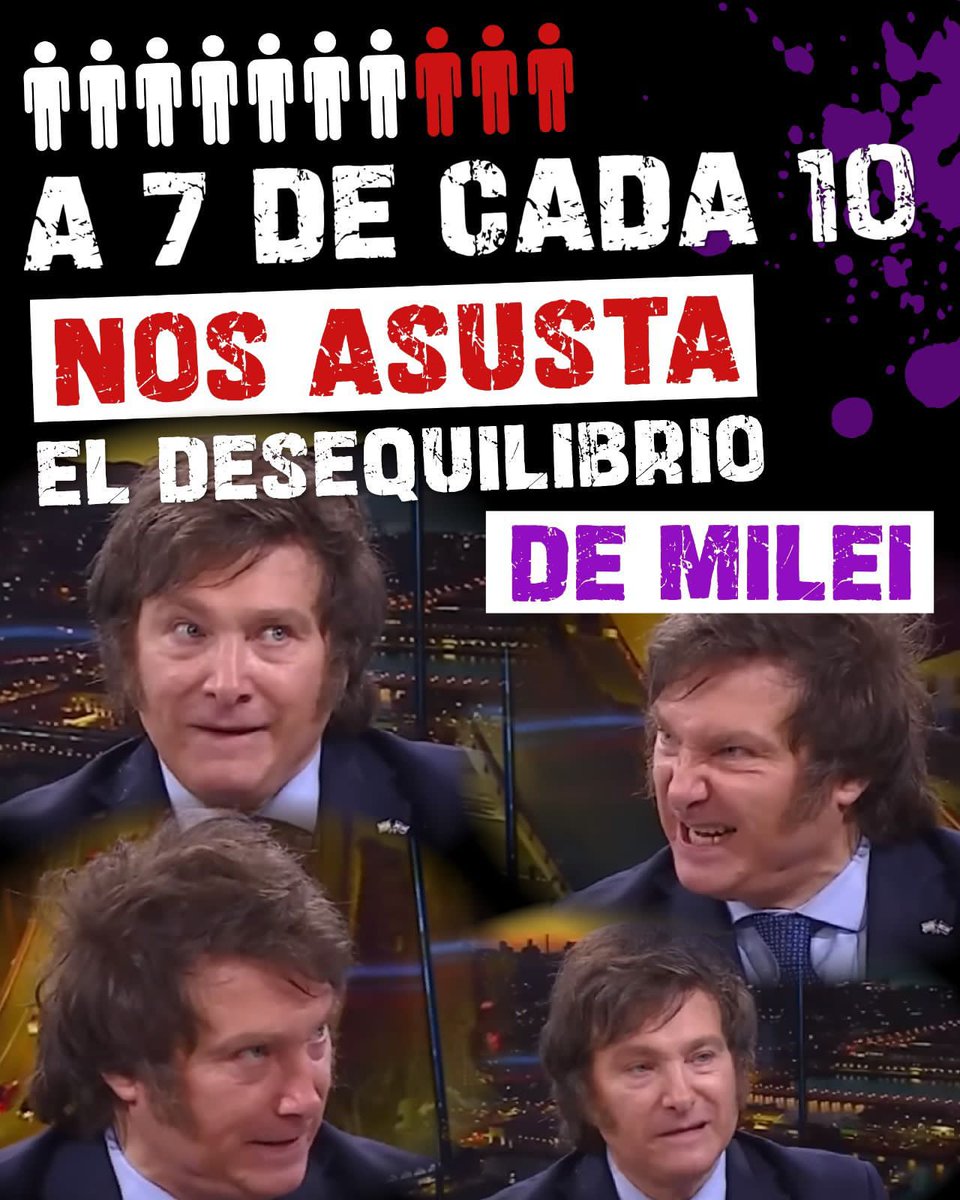 Che_Camilo's tweet photo. #7deCada10 decimos #ConMileiNO https://t.co/ksgHYIaz9z