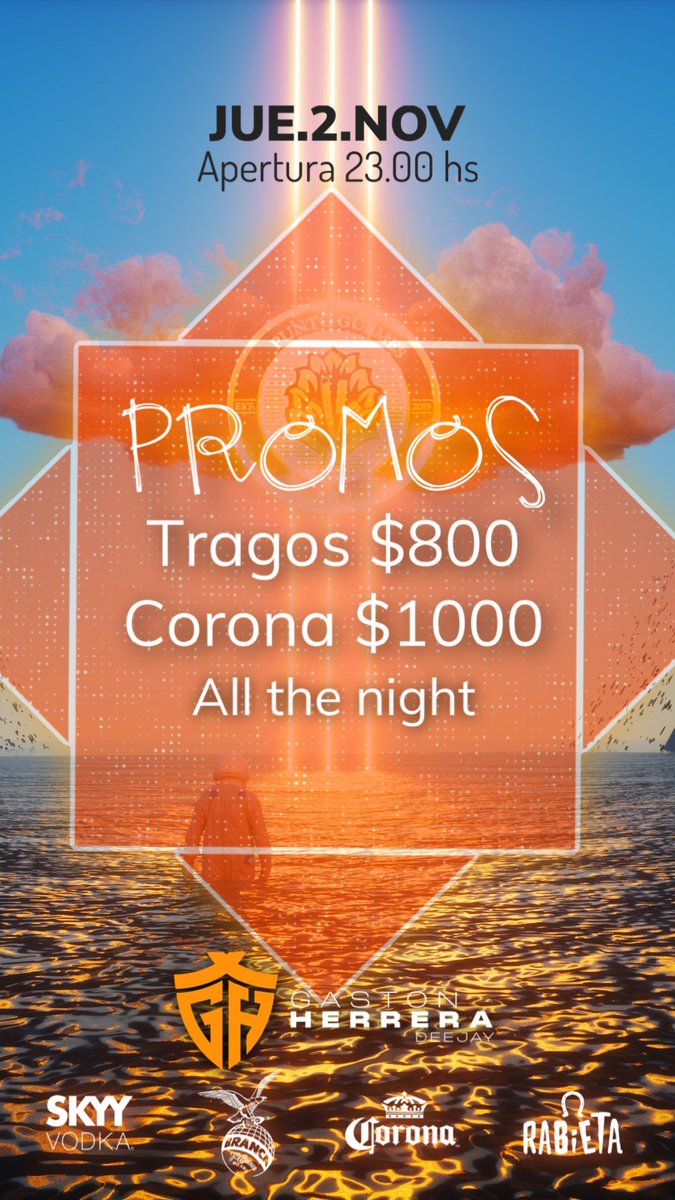 JUEVES DE PROMOS EN PUNTITO
📍arrancamos el finde a full con las mejores promos 🤝🏼
Dj <a href="/djgastonherrera/">Gastón Herrera Dj</a>