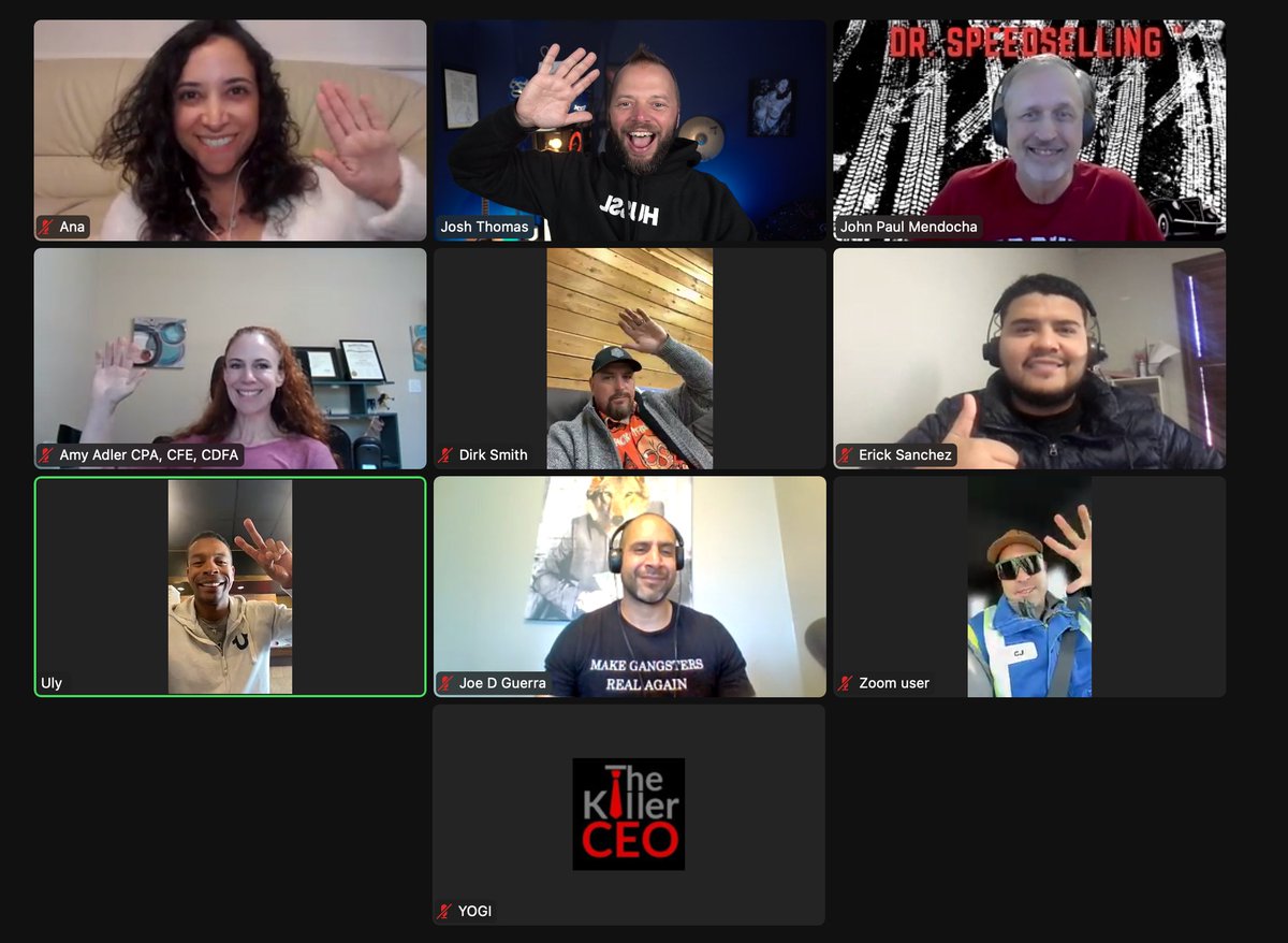 Did you miss our fire hot BYOB yesterday? 

We had industry legends talking about how they turned their life around from the toughest time of their life to being happy and successful all around.

Don’t worry if you did! We’re just getting started.

Next week we’re bringing more