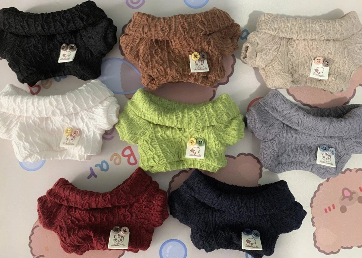 10cm/15cm/20cm 빅보스 옷가게 _ 스웨터/후드/비니/야구모자/외출백 

※일반폼 금액 합산 입금하지마세요😢각 제출한 폼별 금액으로 각각 이체해주셔야 입금확인됩니다🥹

기간 : ~ 11월23일 PM 10:00 마감

옵션이 많아서 사이즈별로 타래로 링크 달아둘게요~

<각 폼끼리 추후 합배송가능합니다>