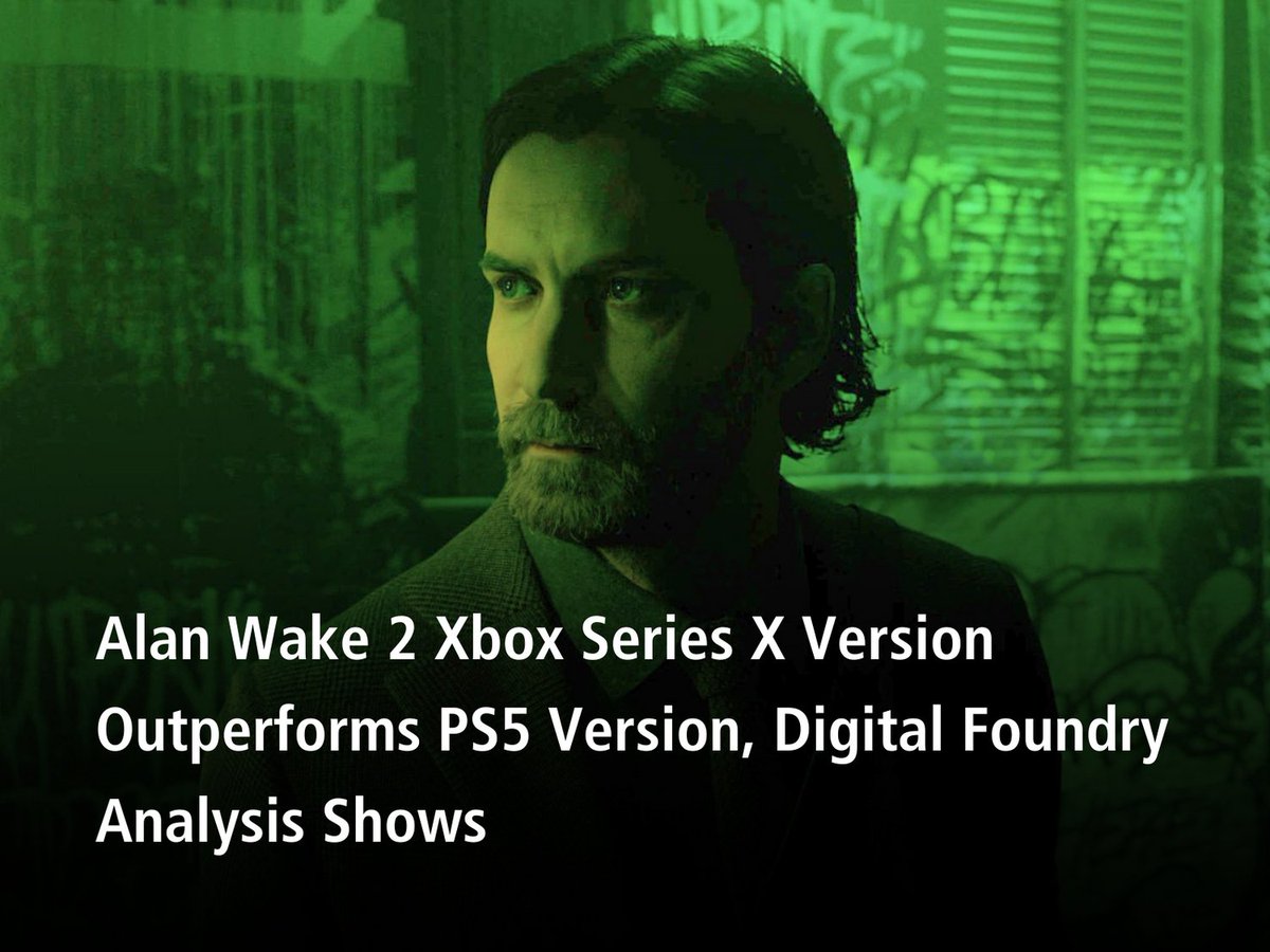 Alan Wake 2 developer talks about the technical limitations of the Xbox  Series S - Xfire