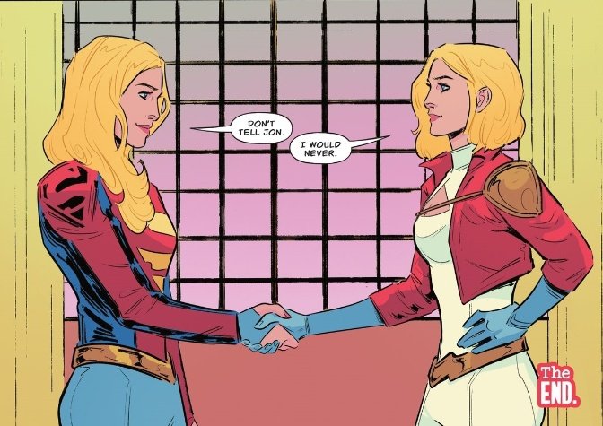Kara em Supergirl Special #1

Fico feliz em dizer que eu estava errada sobre essa edição, foi gostosinha de ler e gostaria de ter essa equipe trabalhando em uma mensal da Supergirl.