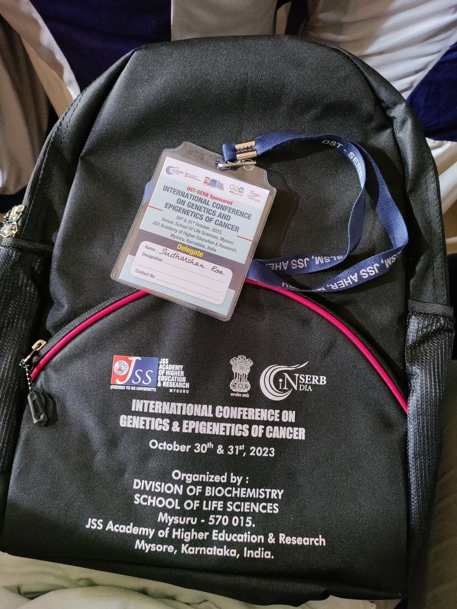 Rao_Sud's tweet photo. The first day was great; the second day was even better at the International Conference on Genetics and Epigenetic of Cancer!
Met amazing people and gained great insights on the advancing, multidisciplinary research in cancer and cancer therapeutics from around the world! https://t.co/HAOIMfA1kJ
