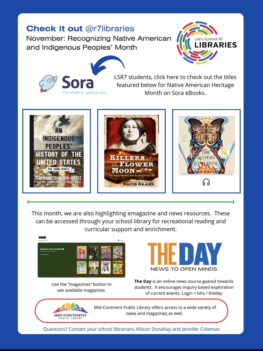 LSHS Library tweet media