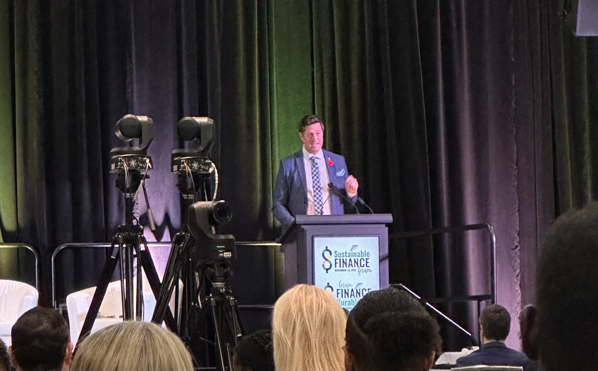 Wonderful and inspiring address by MP Ryan Turnball at the Sustainable Finance Summit kick off session. Excited to be here for the next two days of thought provoking conversations. #sustainablefinancesummit2023