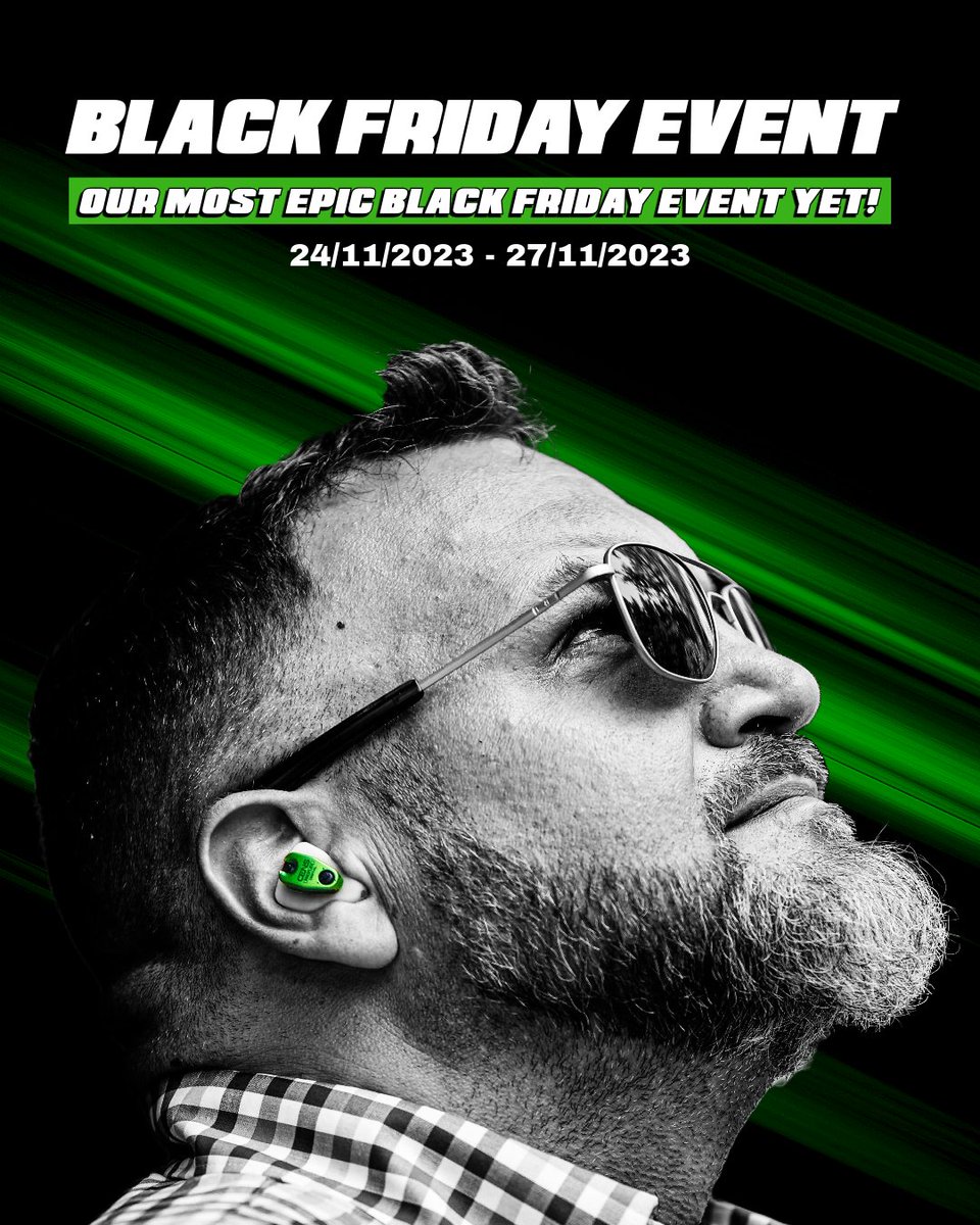 It's NOVEMBER! Not long now: ow.ly/x7uC50PRMgC ⏳

#CENSforShooters #CENSdigital #hearingprotection #clayshooting #blackfriday #countdown