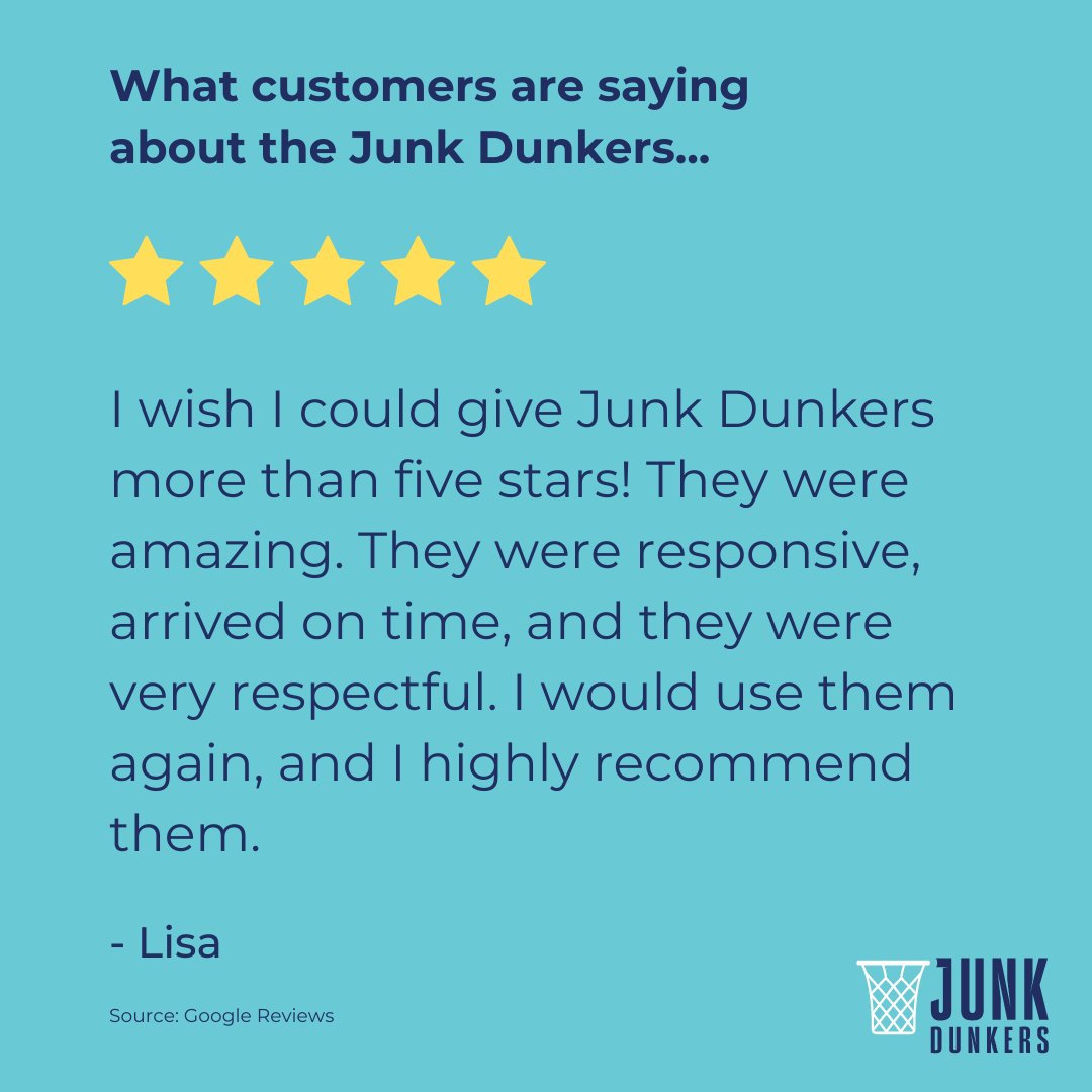 Customer Review of the Week! Thank you for your trust and feedback.
.
#residentialcleanouts #housecleanouts #cleanout #junkremovalcompany #donationpickup #recyclingcompany #junkremovalnearme #junkremoval #estatecleanout #estatecleanoutservices