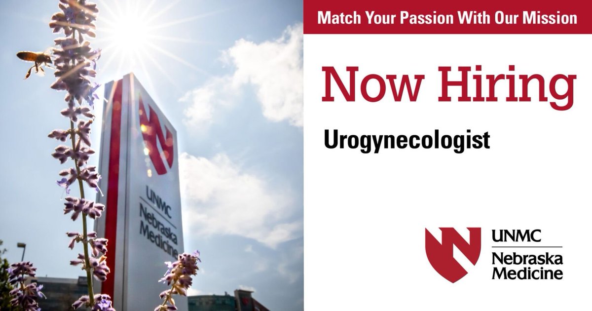 Our vision is to deliver premier comprehensive women's outpatient health services in an environment created to meet the unique needs of women. We are now recruiting a urogynecologist to join our efforts. Learn more about this position and apply online - rb.gy/h4i2g