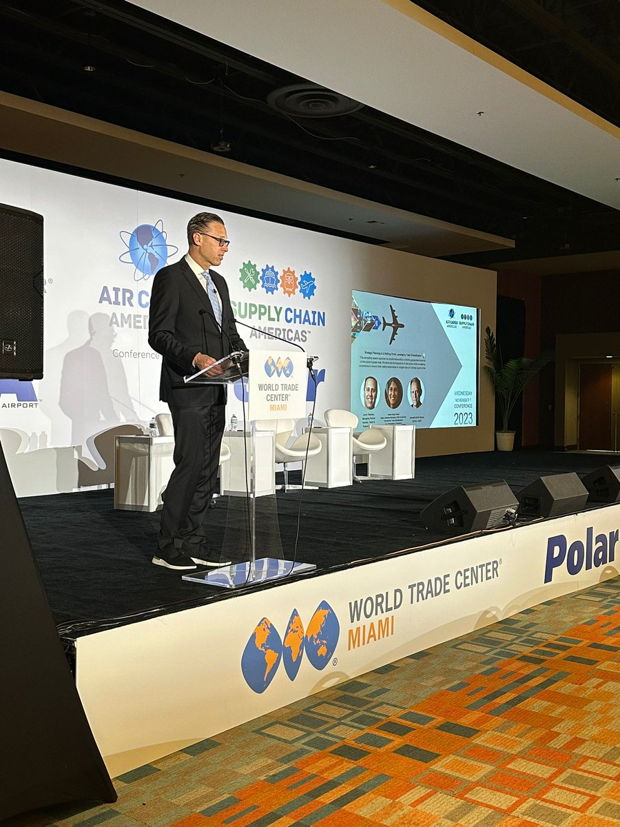 acscamericas's tweet photo. Air Cargo Americas Supply Chain Americas Conference
Day 2 begins: Strategic Planning In A Shifting World: Leveraging Trade Diversification

🗣️Lenny Feldman , @KenSmithramos Neema Singh Guliani
🛫🤝 #AirCargoAmericas #SupplyChainAmericas 
#Indiasupplychain #mexicosupplychain https://t.co/h0fvOew33t