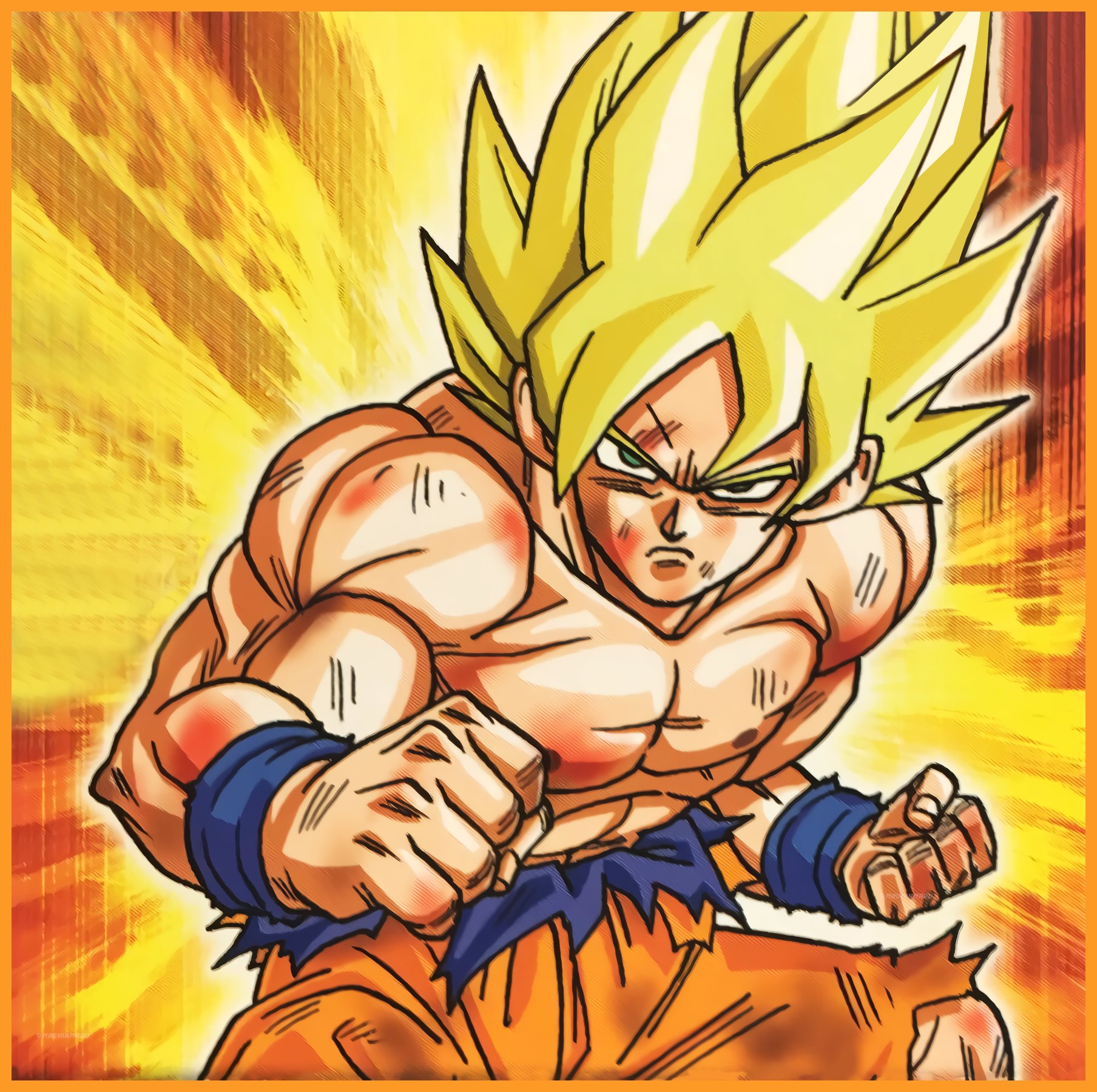 Saiyanbeast on X: Dragon Ball Retro 2004/2005 Artwork Super Saiyan 2 Son- Goku ~ Katsuyoshi Nakatsuru #DragonBallZ #ドラゴンボールZ #DBZ #DragonBallDaima  #Retro #Shueisha #Toeianimation #vintage #2000s #MajinBuuSaga #Toriyama # Goku