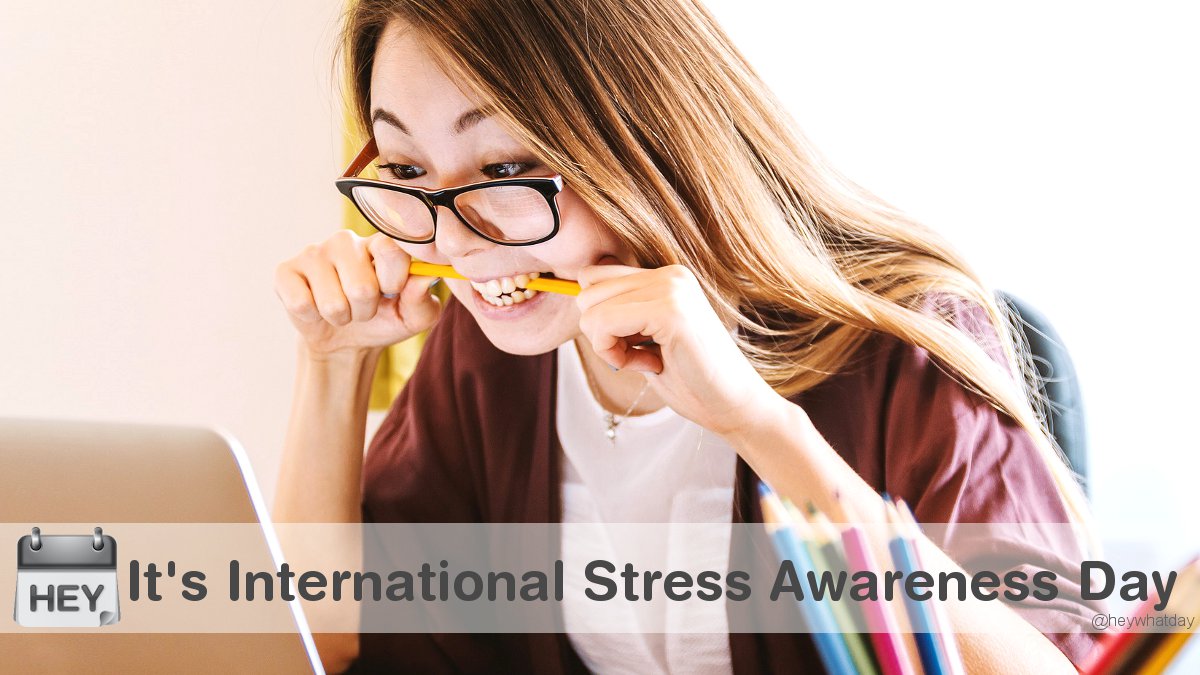 It's International Stress Awareness Day! 
#InternationalStressAwarenessDay #NationalStressAwarenessDay #NSAD2023