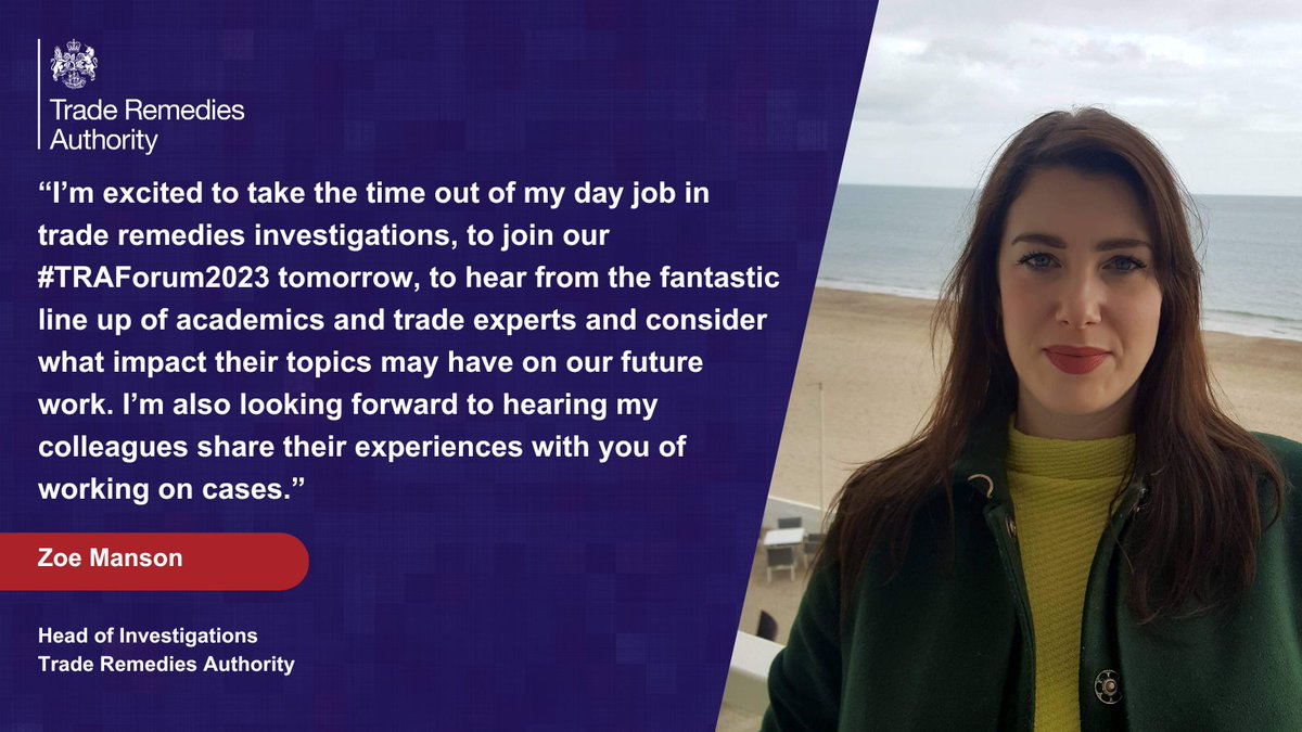 Our team is  busy preparing for #TRAForum2023 tomorrow. Here's what Head of Investigations, Zoe Manson is looking forward to...