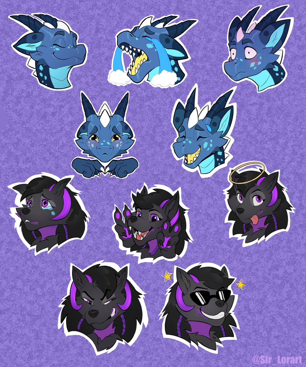 sticker packs I made a while ago✨