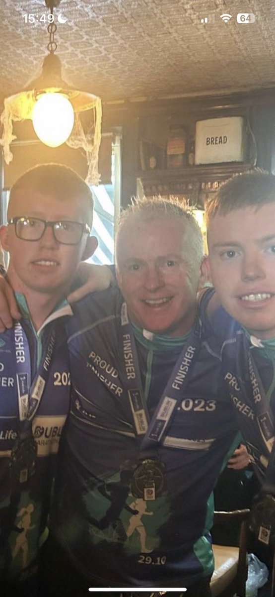 Sick experience getting the marathon done with barely any training. No better way to do it either with the fam and all the lads💙🙌