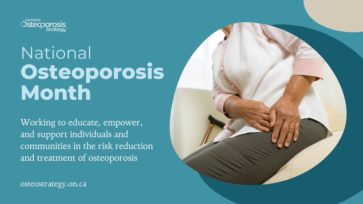 November is #NationalOsteoporosisMonth🇨🇦 & there is no better time to implement the 2023 Guidelines on Managing Osteoporosis into everyday practice! #HCP Ensure your patients are receiving the highest quality care by reviewing the new recommendations 👉bit.ly/NCPG23