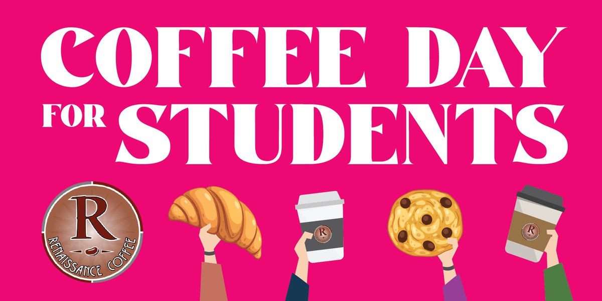 TODAY: Coffee Day is back! From 6 a.m. until noon, proceeds from purchases at Renaissance Coffee will go to the Parminder & Kamaljit Parhar Endowment to support #SFU students. @SFU @SFUCentral